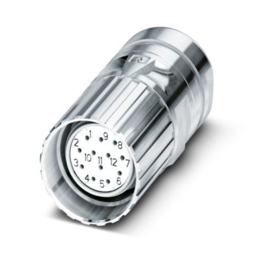 Cable eléctrico híbrido - CA-12S1N1280DN - PHOENIX CONTACT GmbH & Co. KG - Socket / blindado / recto