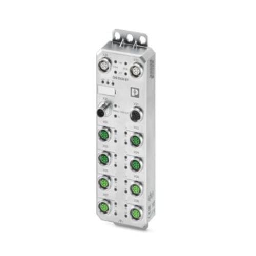 Módulo de comunicación ProfiNet - AXL E PN DI8 DO8 EF M12 6M-L - PHOENIX CONTACT GmbH & Co. KG - 12 puertos / digital