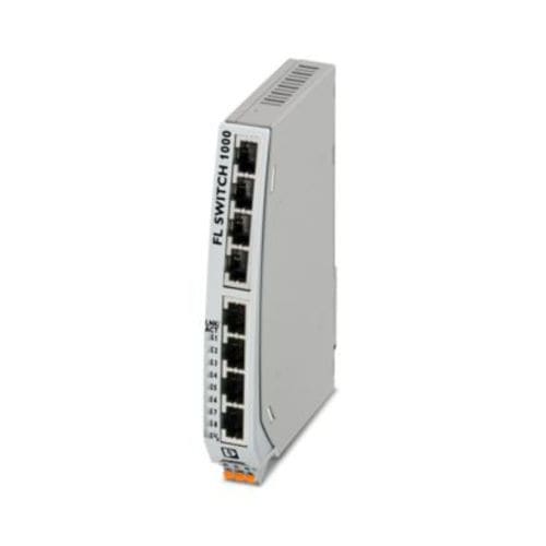 Conmutador Ethernet no administrable - FL SWITCH 1008NT - PHOENIX CONTACT GmbH & Co. KG - 8 puertos / en riel DIN / RJ45