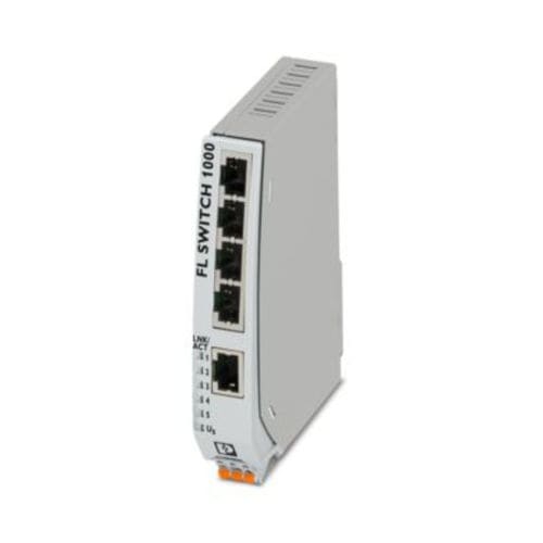 Conmutador Ethernet no administrable - FL SWITCH 1105NT - PHOENIX CONTACT GmbH & Co. KG - 5 puertos / en riel DIN / RJ45