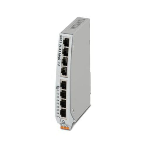 Conmutador Ethernet no administrable - FL SWITCH 1108NT - PHOENIX CONTACT GmbH & Co. KG - 8 puertos / en riel DIN / RJ45