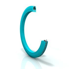 Junta de muelle - Turcon® Variseal® HF - Trelleborg Sealing Solutions - de elastómero / circular / para aplicaciones químicas