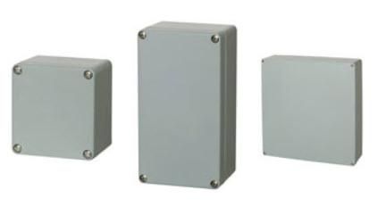 Caja de pared - PEX series - FIBOX - rectangular / de poliéster / IP66