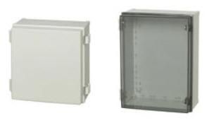 Caja de mano - UL CAB PC series - FIBOX - rectangular / de policarbonato / para entorno difícil
