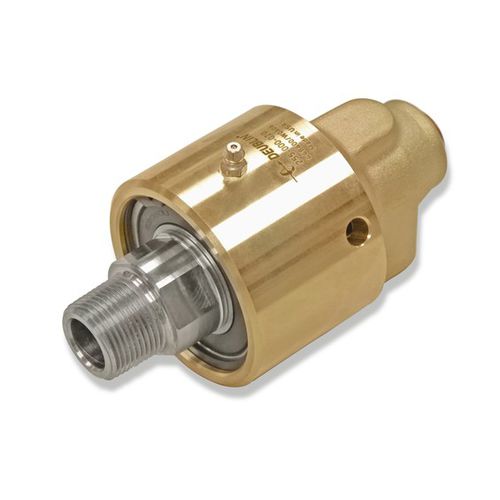 Racor giratorio para agua - 57-000-003 - DEUBLIN COMPANY - para aceite caliente / para vapor / de latón