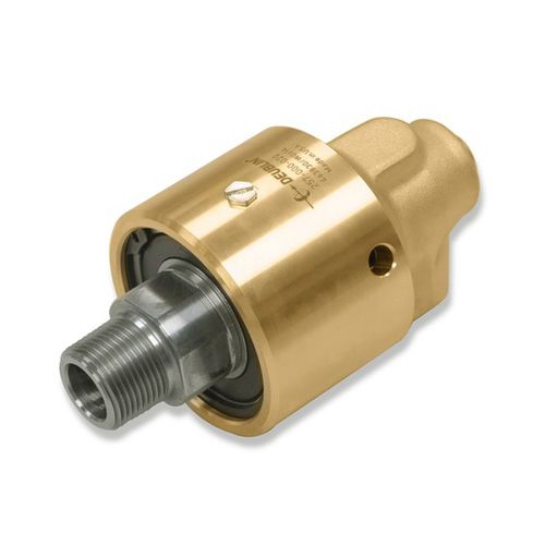 Racor giratorio para agua - UNION SC/SC 1 1/4 NPT RH - DEUBLIN COMPANY - para aceite caliente / de 2 pasos / de latón