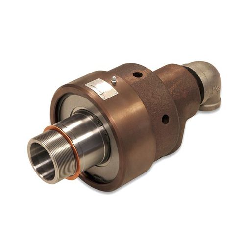 Racor giratorio para agua - 6400-154-330 - DEUBLIN COMPANY - para vapor / de 2 pasos / de acero