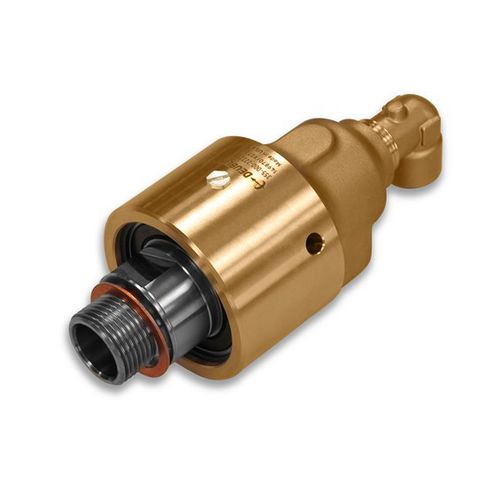 Racor giratorio para agua - 157-050-001 - DEUBLIN COMPANY - de 2 pasos / de latón / de acero inoxidable