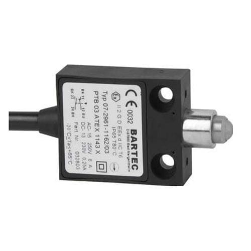 Interruptor de final de carrera IEC - 07-2961-1.62 - BARTEC - para zona peligrosa / IECEx / ATEX
