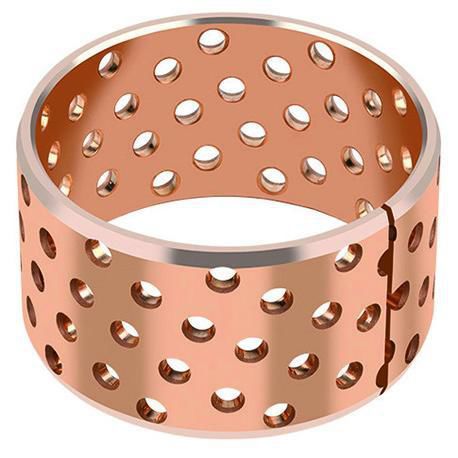 Cojinete liso de bronce macizo - LD® - GGB - cilíndrico / resistente al desgaste / de alta eficacia