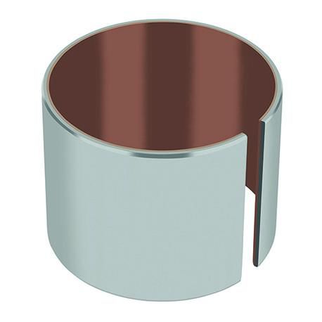 Cojinete liso bimetálico - GGB-CBM® - GGB - cilíndrico / de bronce / de acero al carbono