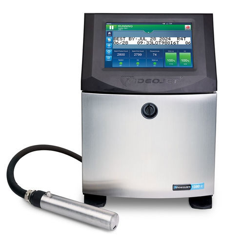 Impresora por chorro de tinta continuo - 1580 + - VIDEOJET - de pie / monocroma / interfaz USB