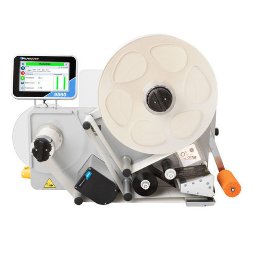 Impresora-aplicadora de etiquetas autoadhesivas - 9560 - VIDEOJET - para aplicación en la parte superior del producto / para aplicación en el lateral del producto / para cajas