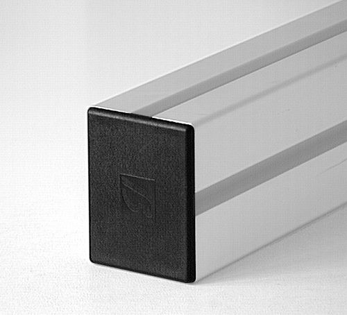 Capuchón de extremo press fit - 1207 - BETT SISTEMI - rectangular / de ABS / para extremo de perfil