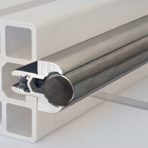 Perfil de aluminio - 3837 - BETT SISTEMI - ranurado / de construcción / de guiado