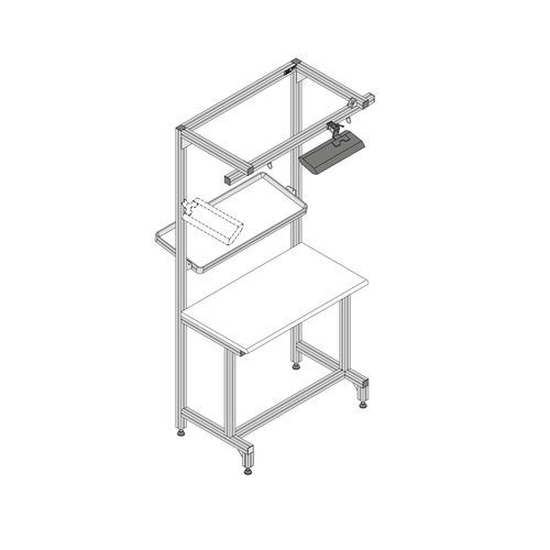 Banco de trabajo de aluminio - 4837 - BETT SISTEMI
