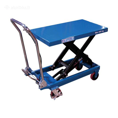 Mesa elevadora de tijera - TX series - HYMO - con pedal / móvil / enrollable