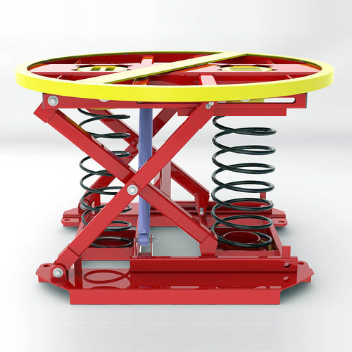 Mesa elevadora de tijera - Pallet Pal series - HYMO - neumática / estacionaria / de carga