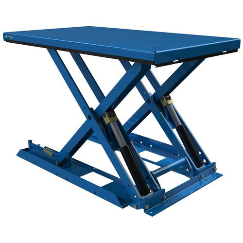 Mesa elevadora de tijera - MX series - HYMO - eléctrica / estacionaria / extraplana