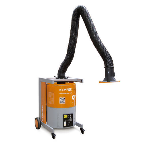 Extractor de humo móvil - MaxiFil - KEMPER - de soldadura / con brazo de extracción / automático