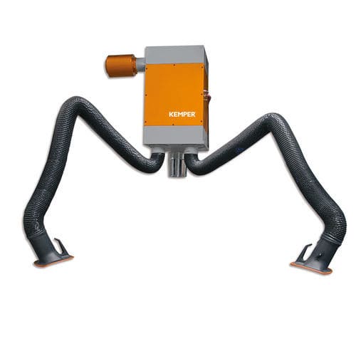 Extractor de humo de pared - 83 200 100 - KEMPER - de soldadura / de cartucho / automático