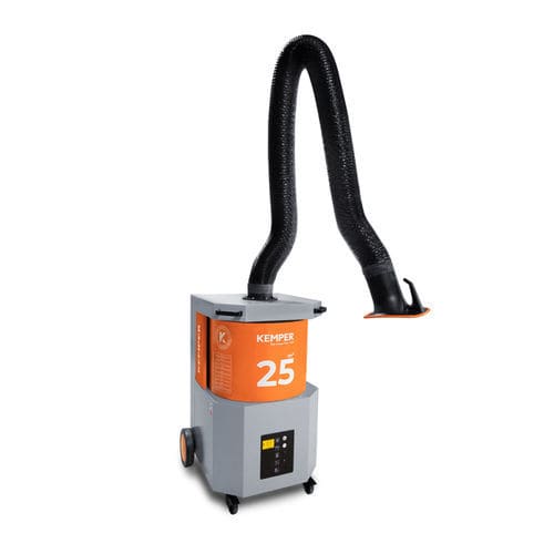Extractor de humo móvil - SmartFil - KEMPER - de soldadura / con brazo de extracción / automático