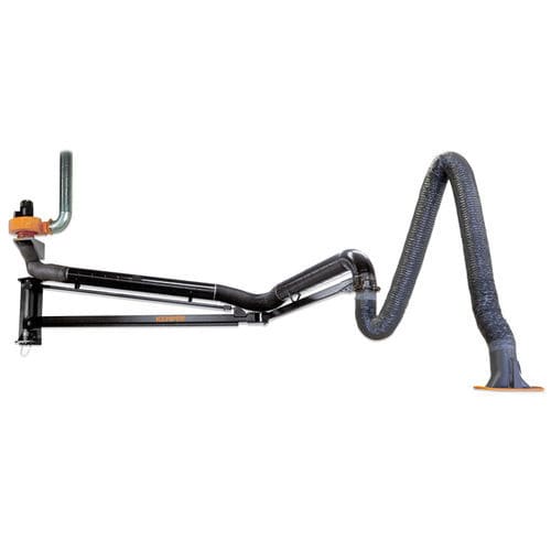Extractor de humo de pared - 79 307 201 - KEMPER - de soldadura / con brazo de extracción / de polvo