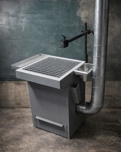 Mesa para soldadura de acero dulce - 95049109 - KEMPER - de aspiración / con filtro