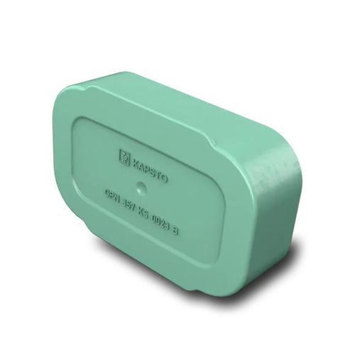 Capuchón con clip - GPN 367 Type B - Pöppelmann - rectangular / de polipropileno / de plástico reciclado