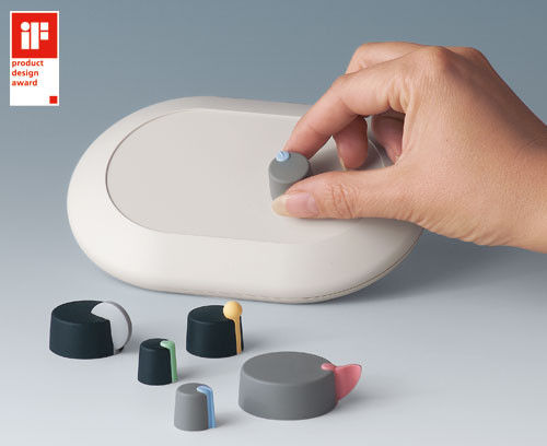 Rosca moleteada - Top-Knobs - OKW Odenwälder Kunststoffwerke Gehäusesysteme GmbH - giratoria / ergonómica
