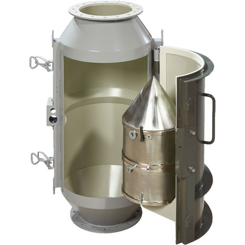 Separador magnético permanente - SPP series - Goudsmit Magnetics BV - de partículas / para el tratamiento de aguas residuales / con rejilla cilíndrica rotativa