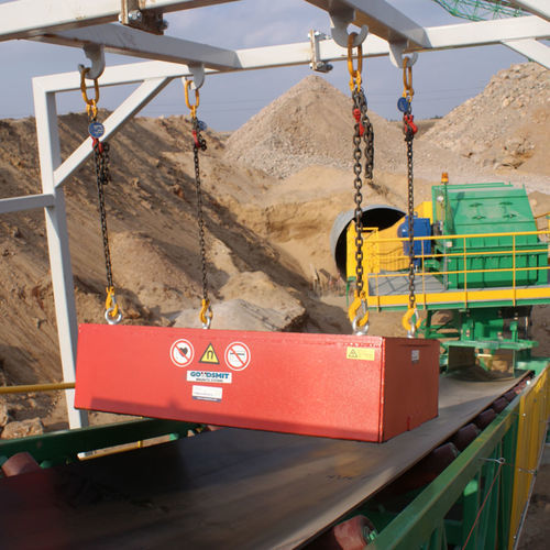 Placa magnética para la clasificación de metales - Electro blockmagnet, RBE-EP series - Goudsmit Magnetics BV - plano / de acero
