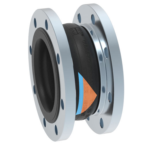 Compensador de dilatación de caucho - RS-1 - STENFLEX Rudolf Stender GmbH - redondo / con brida / axial