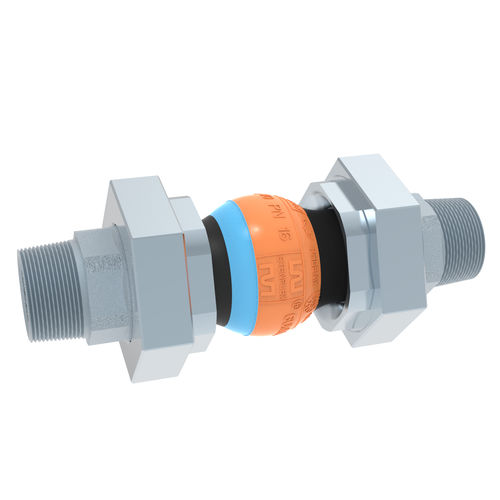 Compensador de dilatación de caucho - AS-5 - STENFLEX Rudolf Stender GmbH - redondo / roscado / axial