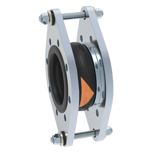 Compensador de dilatación de caucho - R-2  - STENFLEX Rudolf Stender GmbH - redondo / con brida / axial
