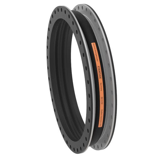 Compensador de dilatación de caucho - C-1 - STENFLEX Rudolf Stender GmbH - redondo / con brida / axial