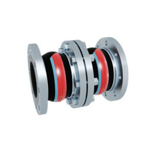 Compensador de dilatación de caucho - AS-1D  - STENFLEX Rudolf Stender GmbH - redondo / con brida / axial