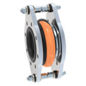 Compensador de dilatación de caucho - B-4 - STENFLEX Rudolf Stender GmbH - redondo / con brida / axial