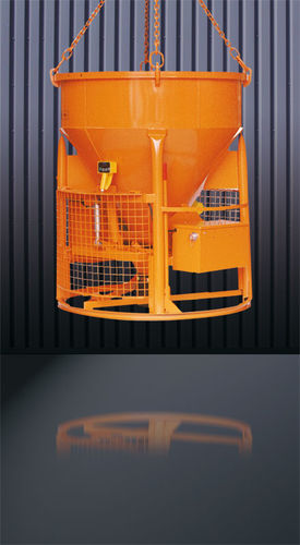 Cubo para hormigón cónico - 1016 R series - Eichinger Equipement - con tubo de descarga / con radiocontrol