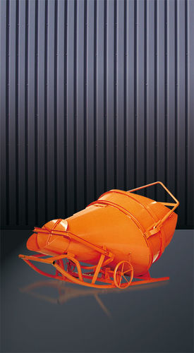 Cubo para hormigón cónico - 1025H series - Eichinger Equipement - de fondo abrible