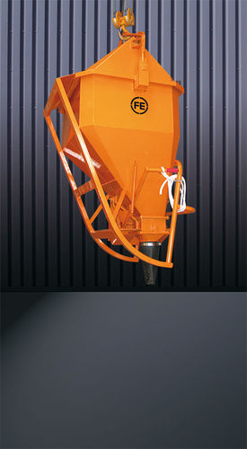 Cubo para hormigón octogonal - 1033 C series - Eichinger Equipement - con tubo de descarga