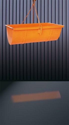Cubilote para tierra y escombros de metal - 1042 series - Eichinger Equipement - de cadena