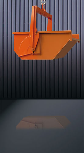 Cubilote para tierra y escombros de metal - 1045 AM series - Eichinger Equipement - trapezoidal