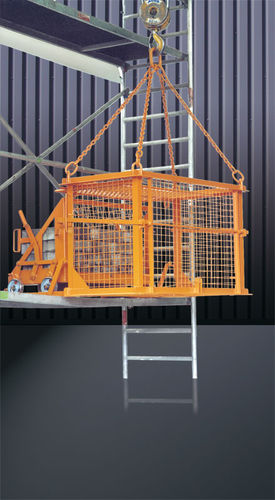 Caja-palé de madera - 1048 series - Eichinger Equipement - de metal / enrejada / de protección