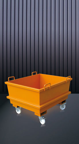 Cubo para hormigón rectangular - 2031 series - Eichinger Equipement - de fondo abrible / para carretilla elevadora