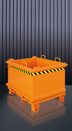 Contenedor de residuos de acero - 2032 series - Eichinger Equipement - para residuos urbanos / abierto