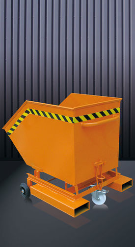 Volquete basculante para carretilla elevadora - 2041 series - Eichinger Equipement - con ruedas / abierto / para agregado