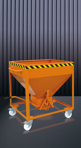 Contenedor de residuos de acero - 2051 series - Eichinger Equipement - de residuos industriales / 4 ruedas / con asidero