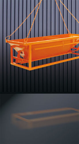 Cubo para hormigón rectangular - 1095 (H)  - Eichinger Equipement - de fondo abrible
