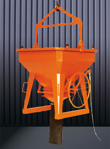 Cubo para hormigón octogonal - 1031H series - Eichinger Equipement - con tubo de descarga